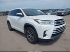 2017 Toyota Highlander Le White vin: 5TDZARFH1HS024144