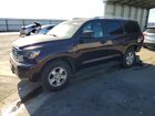 2018 Toyota Sequoia Sr5 Maroon vin: 5TDZY5G13JS069355