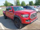 2020 Toyota Tacoma Trd Off-road Red vin: 5TFCZ5AN7LX231130