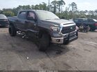 2018 Toyota Tundra Sr5 5.7l V8 Gray vin: 5TFDW5F15JX729973