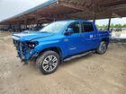 2018 Toyota Tundra Crewmax Sr5 Blue vin: 5TFDY5F19JX758791