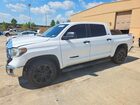 2019 Toyota Tundra Crewmax Sr5 White vin: 5TFEM5F14KX135872