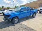2017 Toyota Tacoma Sr5 Blue vin: 5TFRX5GN9HX074831