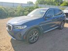 2022 Bmw X3 Xdrive30i Blue vin: 5UX53DP00N9K66629