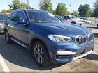 2021 Bmw X3 Xdrive30i Blue vin: 5UXTY5C04M9F21496