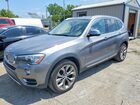 2017 Bmw X3 Xdrive28i Silver vin: 5UXWX9C38H0T24842