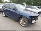 2016 Bmw X3 Xdrive28i Blue vin: 5UXWX9C50G0D91387