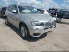 2016 Bmw X3 Sdrive28i Silver vin: 5UXWZ7C58G0T42952