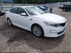 2016 Kia Optima Lx White vin: 5XXGT4L33GG024563