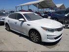2016 Kia Optima Lx White vin: 5XXGT4L39GG024535