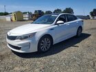 2016 Kia Optima Ex Белый vin: 5XXGU4L36GG092272