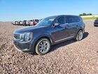 2021 Kia Telluride Lx Gray vin: 5XYP24HC0MG114224