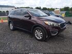 2016 Kia Sorento 2.4l Lx Burgundy vin: 5XYPG4A39GG009553
