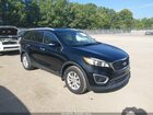 2016 Kia Sorento 2.4l Lx Black vin: 5XYPGDA30GG010364