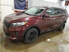 2020 Kia Sorento Lx Burgundy vin: 5XYPGDA33LG661255