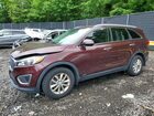 2016 Kia Sorento Lx Бордовый vin: 5XYPGDA35GG127082