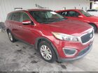 2016 Kia Sorento 3.3l Lx Красный vin: 5XYPGDA59GG140192