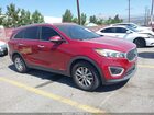2016 Kia Sorento 3.3l Lx Burgundy vin: 5XYPGDA5XGG177199