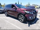2017 Kia Sorento 2.0t Ex Burgundy vin: 5XYPH4A13HG254264