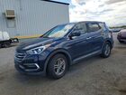 2017 Hyundai Santa Fe Sport 2.4l Blue vin: 5XYZT3LB0HG382405