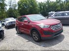 2016 Hyundai Santa Fe Sport 2.4l Red vin: 5XYZT3LB1GG359343