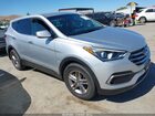 2018 Hyundai Santa Fe Sport 2.4l Gray vin: 5XYZT3LB2JG544931