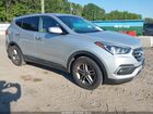 2018 Hyundai Santa Fe Sport 2.4l Silver vin: 5XYZT3LB7JG558131