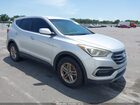 2017 Hyundai Santa Fe Sport 2.4l Silver vin: 5XYZT3LB8HG385035