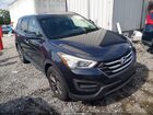 2016 Hyundai Santa Fe Sport 2.4l Blue vin: 5XYZTDLB0GG373241