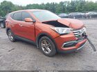 2017 Hyundai Santa Fe Sport 2.4l Оранжевый vin: 5XYZTDLB1HG438566
