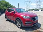 2017 Hyundai Santa Fe Sport 2.4l Red vin: 5XYZTDLB6HG487892