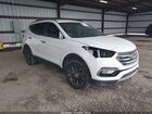 2018 Hyundai Santa Fe Sport 2.0t White vin: 5XYZU4LA0JG542279