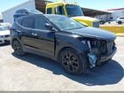 2017 Hyundai Santa Fe Sport 2.4l Черный vin: 5XYZUDLB5HG427261