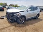 2018 Hyundai Santa Fe Sport 2.4l Silver vin: 5XYZUDLBXJG529242