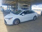 2022 Toyota Corolla Le White vin: 5YFBPMBE9NP342046