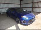 2017 Toyota Corolla Se Blue vin: 5YFBURHE4HP680486