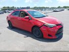2018 Toyota Corolla Le Red vin: 5YFBURHE4JP786488
