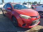 2016 Toyota Corolla Le Red vin: 5YFBURHE5GP474074