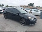 2016 Toyota Corolla S Plus Black vin: 5YFBURHE5GP494602