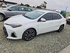 2019 Toyota Corolla Se White vin: 5YFBURHEXKP877508