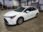 2021 Toyota Corolla Le White vin: 5YFEPMAE0MP182376