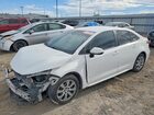2021 Toyota Corolla Le White vin: 5YFEPMAE0MP262065