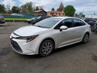 2021 Toyota Corolla Le White vin: 5YFEPMAE2MP187580