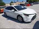2021 Toyota Corolla Le Белый vin: 5YFEPMAE2MP192018
