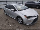 2021 Toyota Corolla Le Silver vin: 5YFEPMAE3MP249875