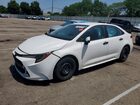 2021 Toyota Corolla Le White vin: 5YFEPMAE6MP158860