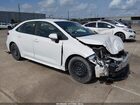 2021 Toyota Corolla Le White vin: 5YFEPMAE6MP184875