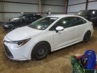 2021 Toyota Corolla Le White vin: 5YFEPMAE7MP233310