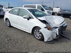2022 Toyota Corolla Le White vin: 5YFEPMAE7NP277518