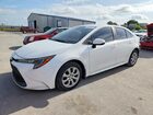 2022 Toyota Corolla Le White vin: 5YFEPMAE7NP391342